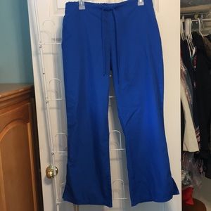 Ladies Cherokee Workwear Scrubs bottoms, Royal Blu
